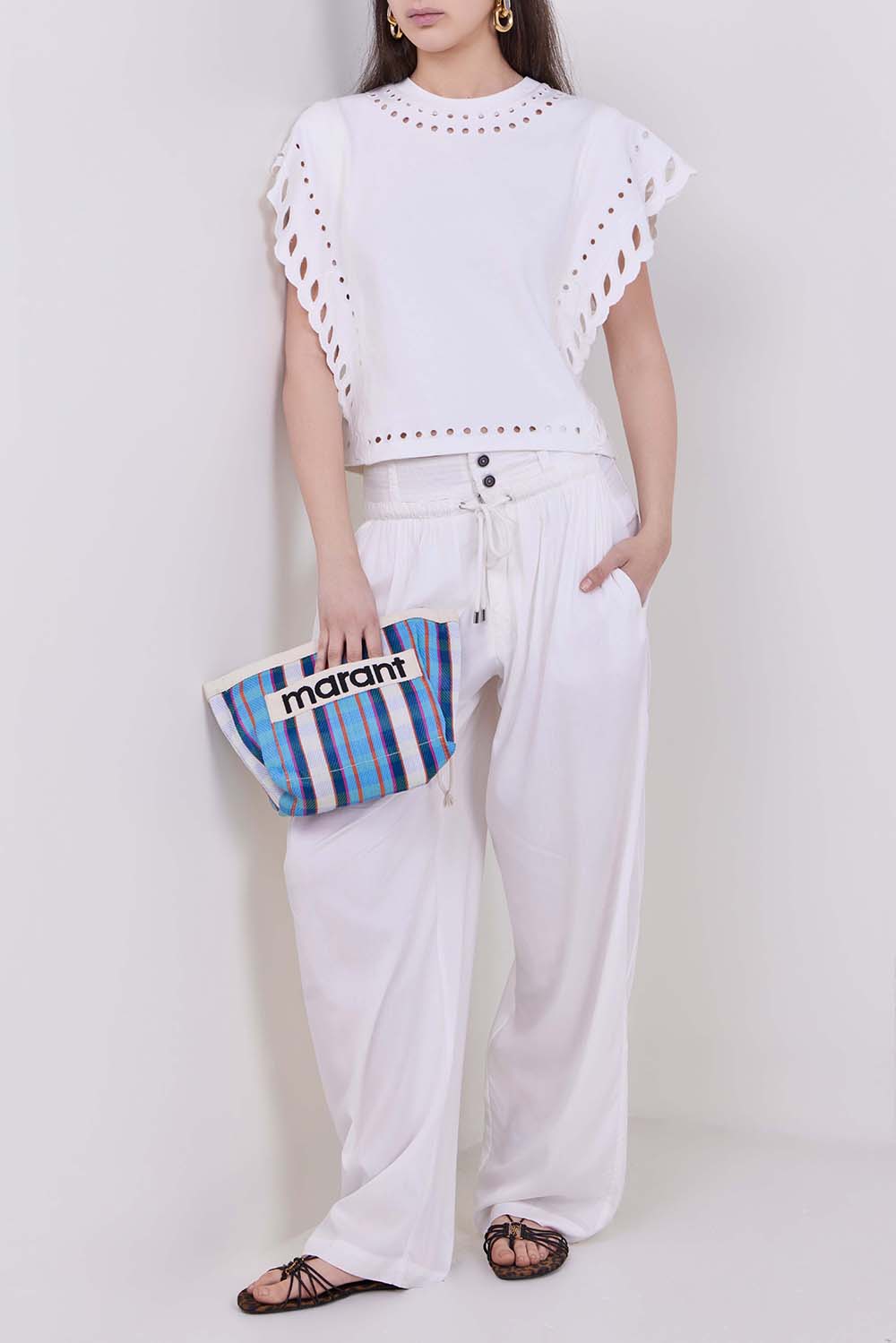 מכנסיים ארוכים בגזרה משוחררת